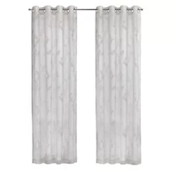 Anita Sheer Grommet Curtain Panel 52 x 108 Off White