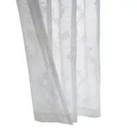 Anita Sheer Grommet Curtain Panel 52 x 108 Off White
