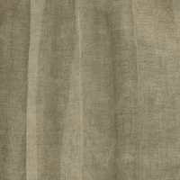 Paloma Sheer Dual Header Curtain Panel 52 x 84 Khaki