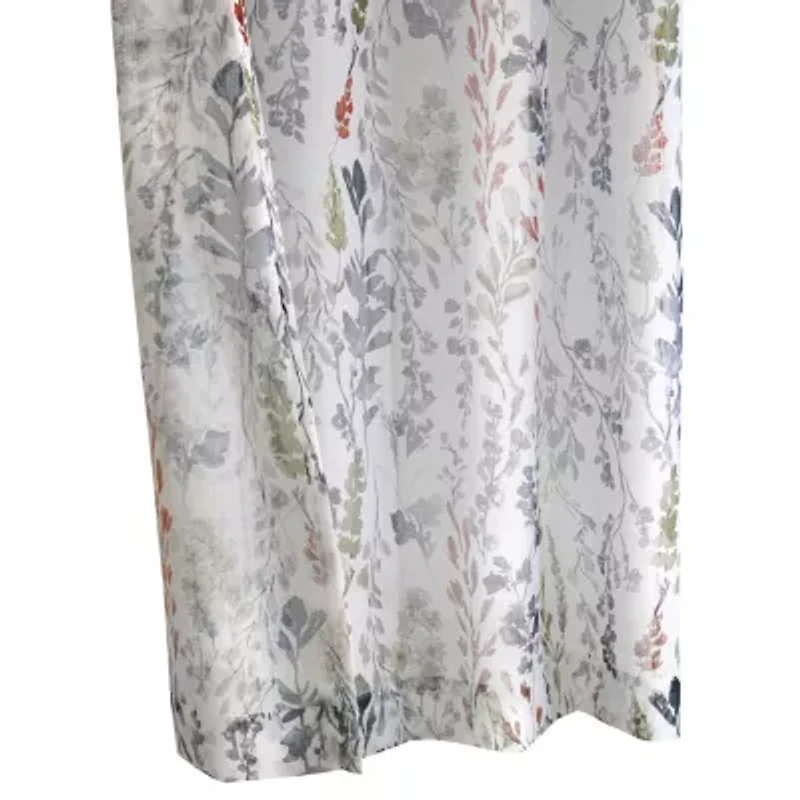 Audrey Printed Sheer Grommet Curtain Panel 52 x 95 Multi