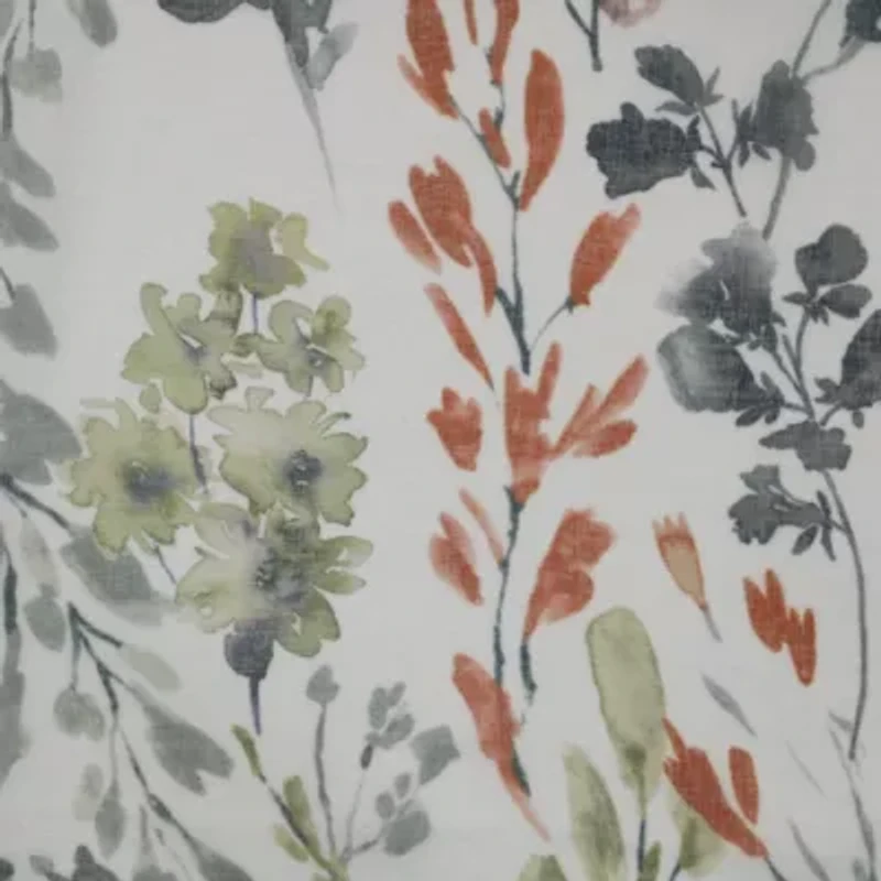 Audrey Printed Sheer Grommet Curtain Panel 52 x 95 Multi