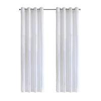 Regina Sheer Grommet Curtain Panel 52 x 84 White
