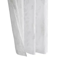 Selina Sheer Grommet Curtain Panel 52 x 95 White