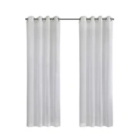 Daphne Sheer Grommet Curtain Panel 52 x 95 White