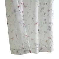 Hazel Sheer Grommet Curtain Panel 52 x 84 Pink