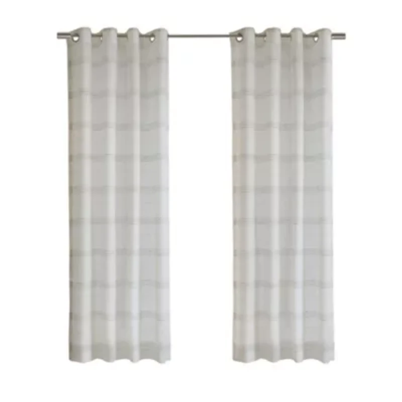 Jasper Sheer Grommet Curtain Panel 52 x 108 White