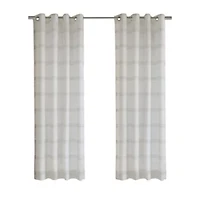 Jasper Sheer Grommet Curtain Panel 52 x 108 White