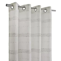 Jasper Sheer Grommet Curtain Panel 52 x 108 White