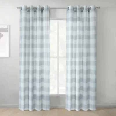 Genesis Light Filtering Grommet Curtain Panel 52 x 95 Grey