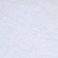 Crushed Sheer Tab Top Curtain Panel 52 x 84 White