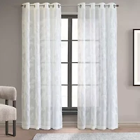 Lausanne Sheer Grommet Curtain Panel 52 x 84 in Off White