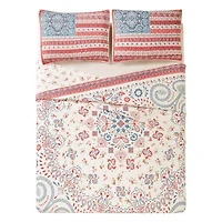Boho Americana Cotton Reversible Quilt Set