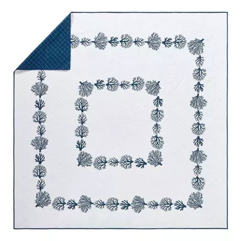 Tranquil Reef Reversible Cotton Quilt Set