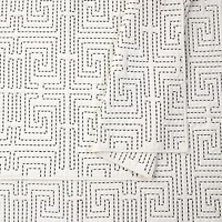 Greek Key 3-Piece Cotton Quilt Set