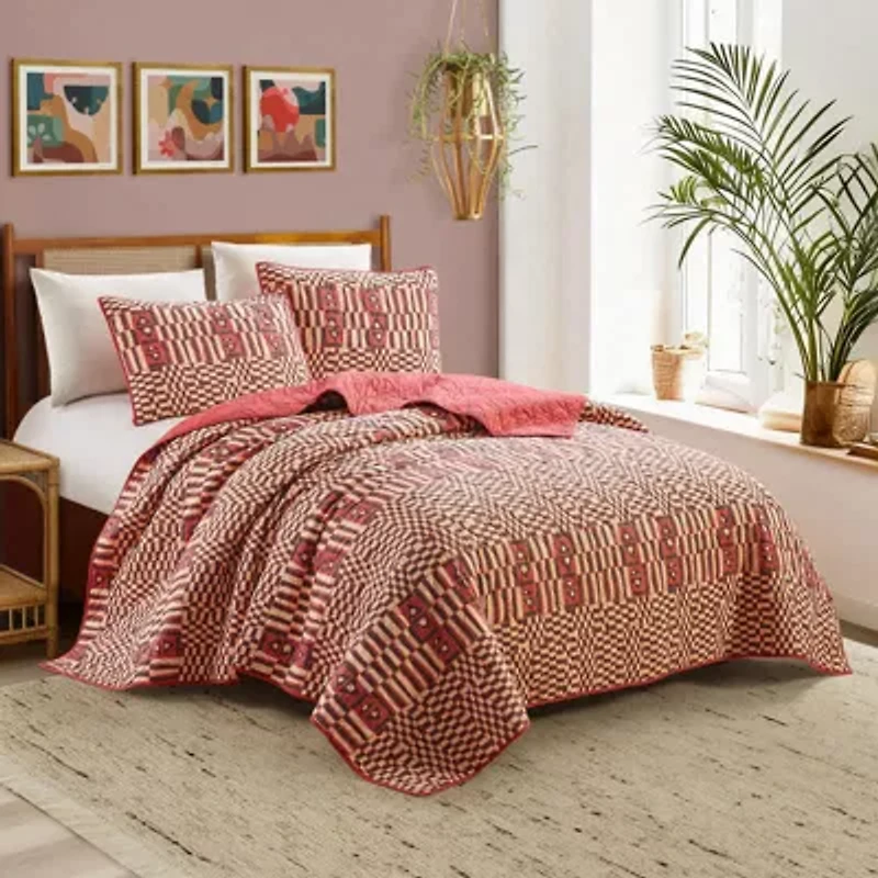 Verona 3-Piece Reversible Quilt Set by Jungalow