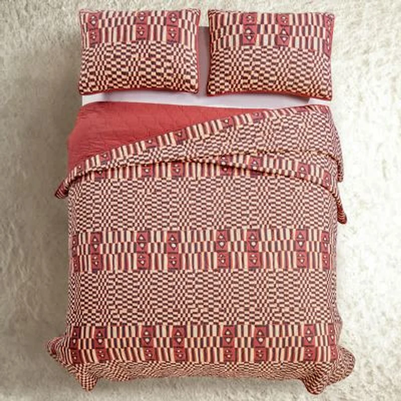 Verona 3-Piece Reversible Quilt Set by Jungalow