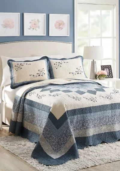 Charlotte Embroidered Bedspread
