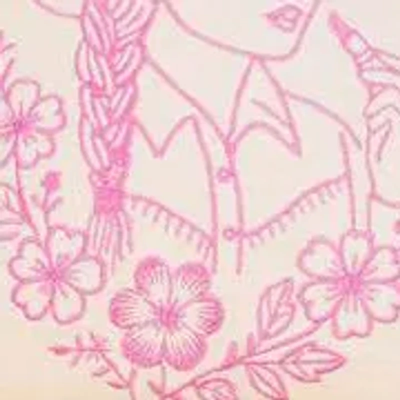 Lady Embroidered Pillow