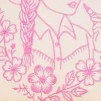 Lady Embroidered Pillow