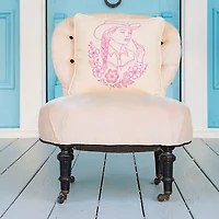 Lady Embroidered Pillow