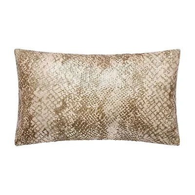 Snake Sequined Pillow