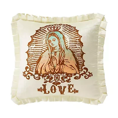 Love Printed Velvet Pillow
