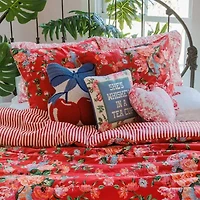 Cherries Wool Hook Pillow