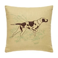 Camp Wandawega Pointer Chainstitched Pillow