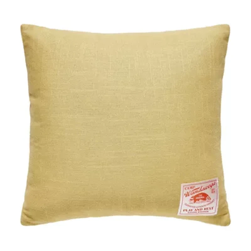 Camp Wandawega Pointer Chainstitched Pillow