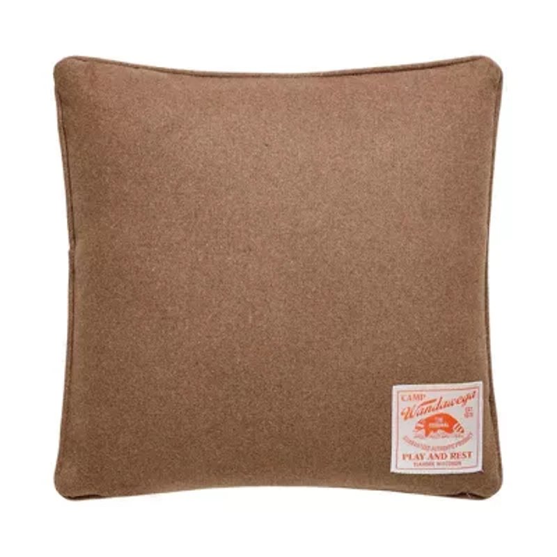 Camp Wandawega Hunting Dog Needlepoint Pillow