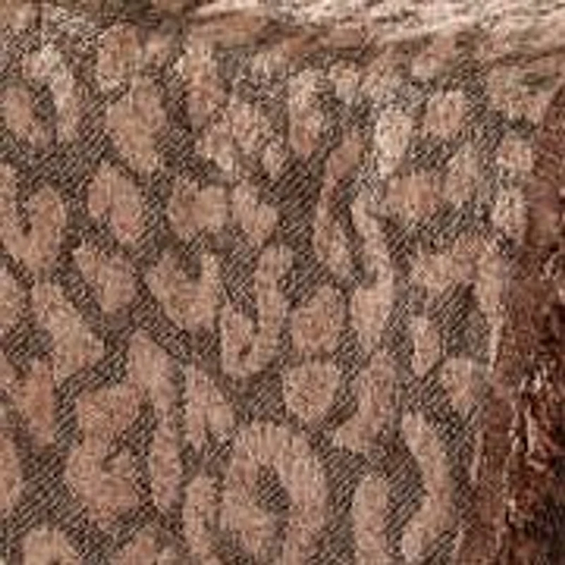 Leopard Throw with Fringe