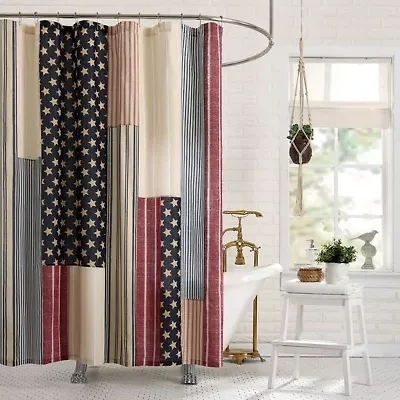 American Patchwork Shower Curtain