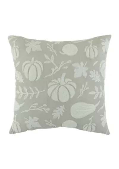 Neutral Stitched Throw Pillow