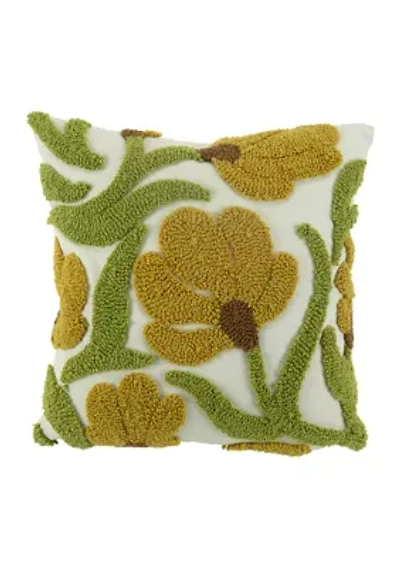 Textured Bloom Pillow