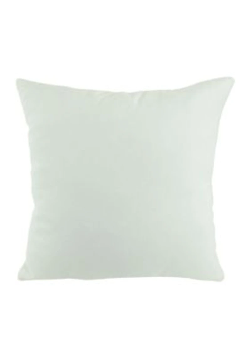 Grey Plaid Windowpane Throw Pillow