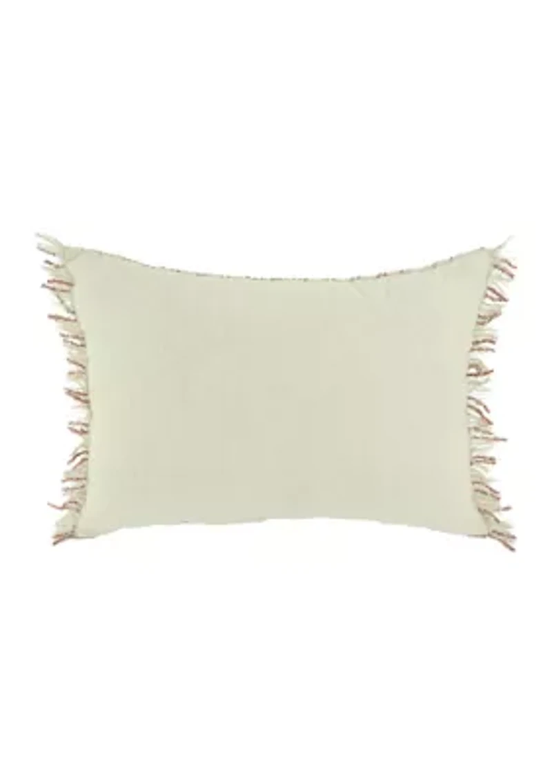 Brown Plaid Throw Pillow