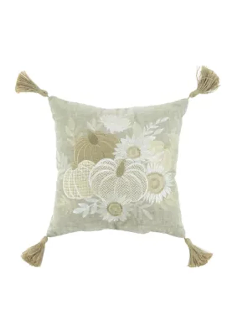 Sunflower Squash Throw Pillow