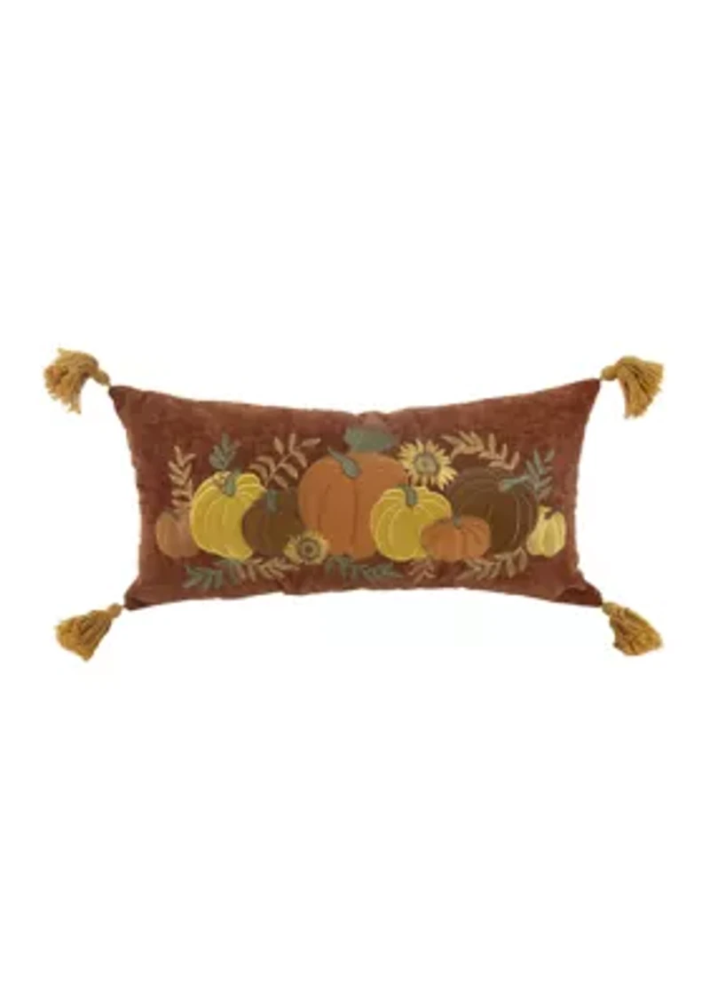 Pumpkin Spice Lumbar Pillow