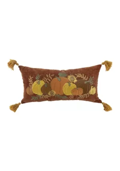 Pumpkin Spice Lumbar Pillow