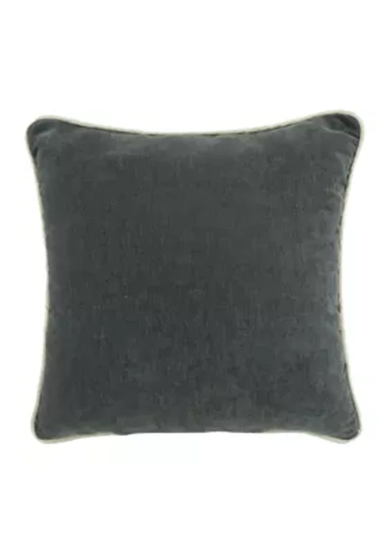 Midnight Fall Pumpkin Decorative Throw Pillow
