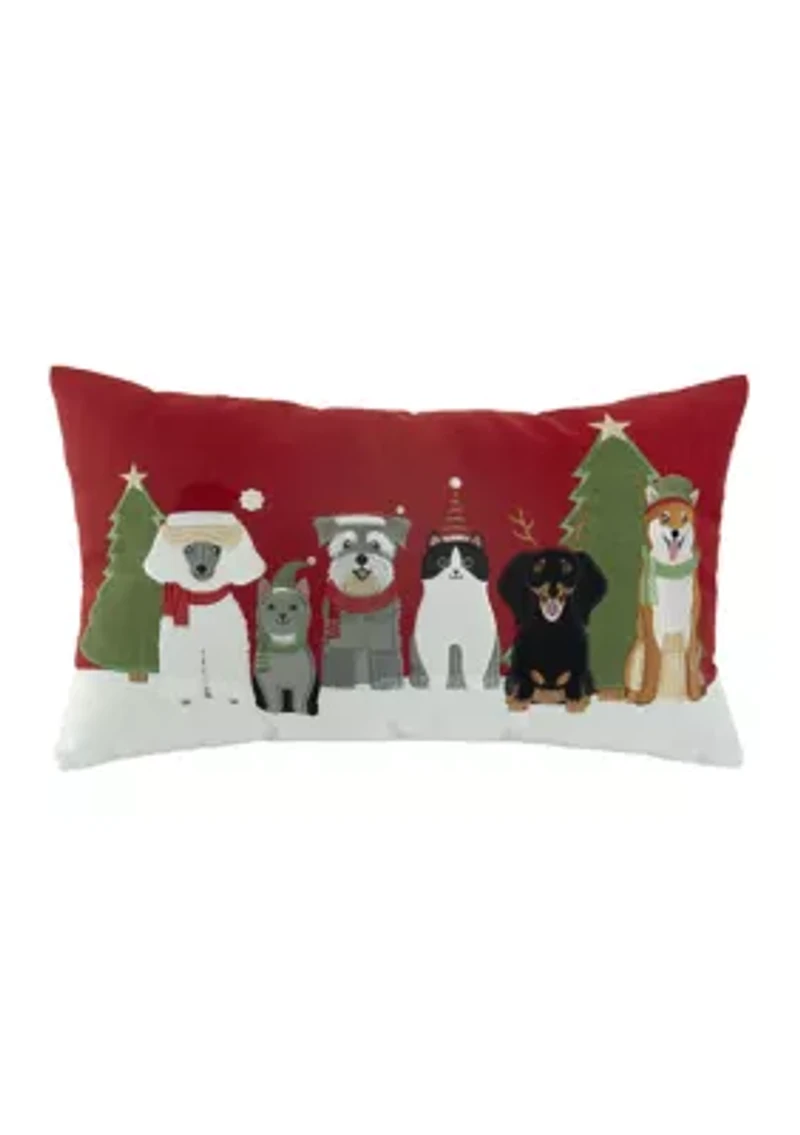 Holiday Dog & Cat Pillow