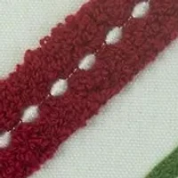 Holiday Stripe Throw Pillow