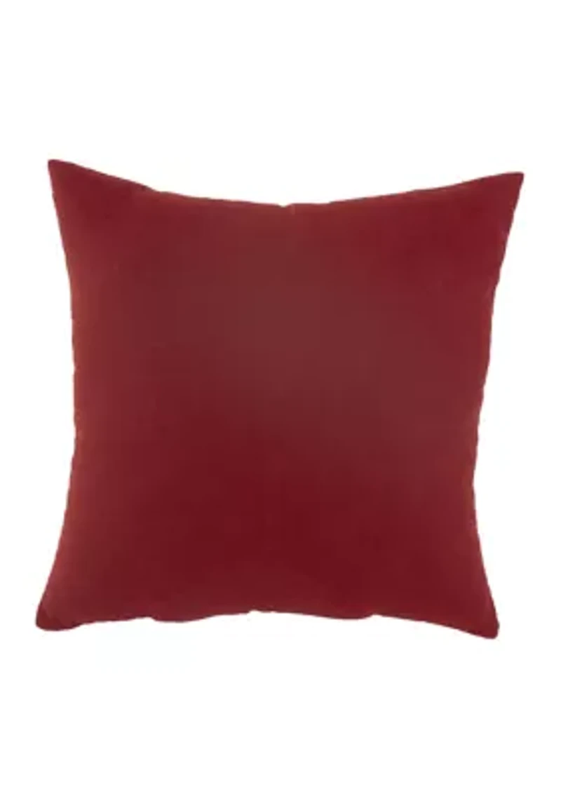 Winter Cabin Throw Pillow