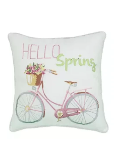 Spring Bike Pillow