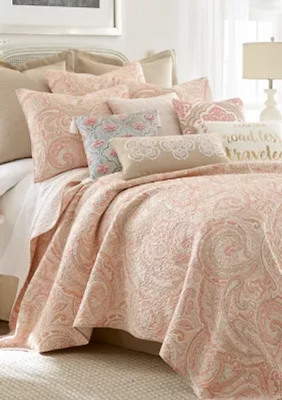 Spruce Coral Quilt Set