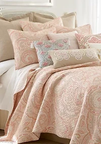 Spruce Coral Quilt Set