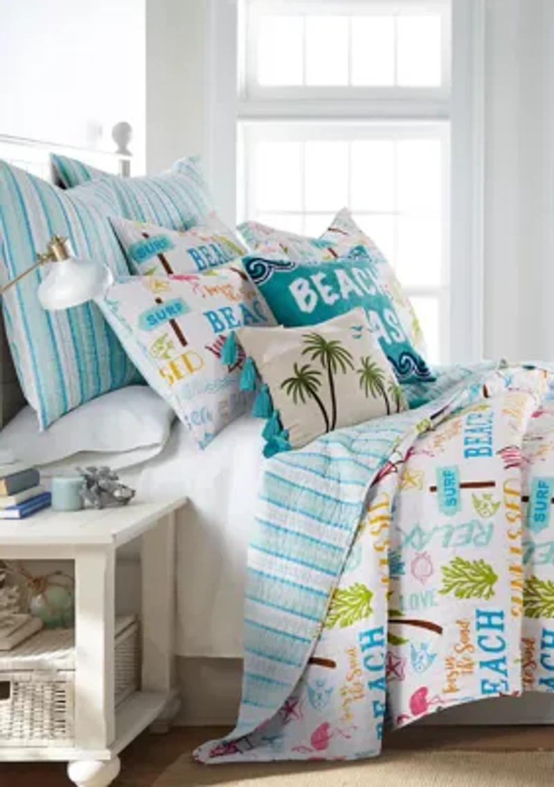 Beach Days Quilt Set