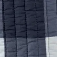 Cross Stitch Bright White Reversible Quilt Set