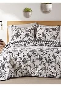 Tanzie Black Quilt Set