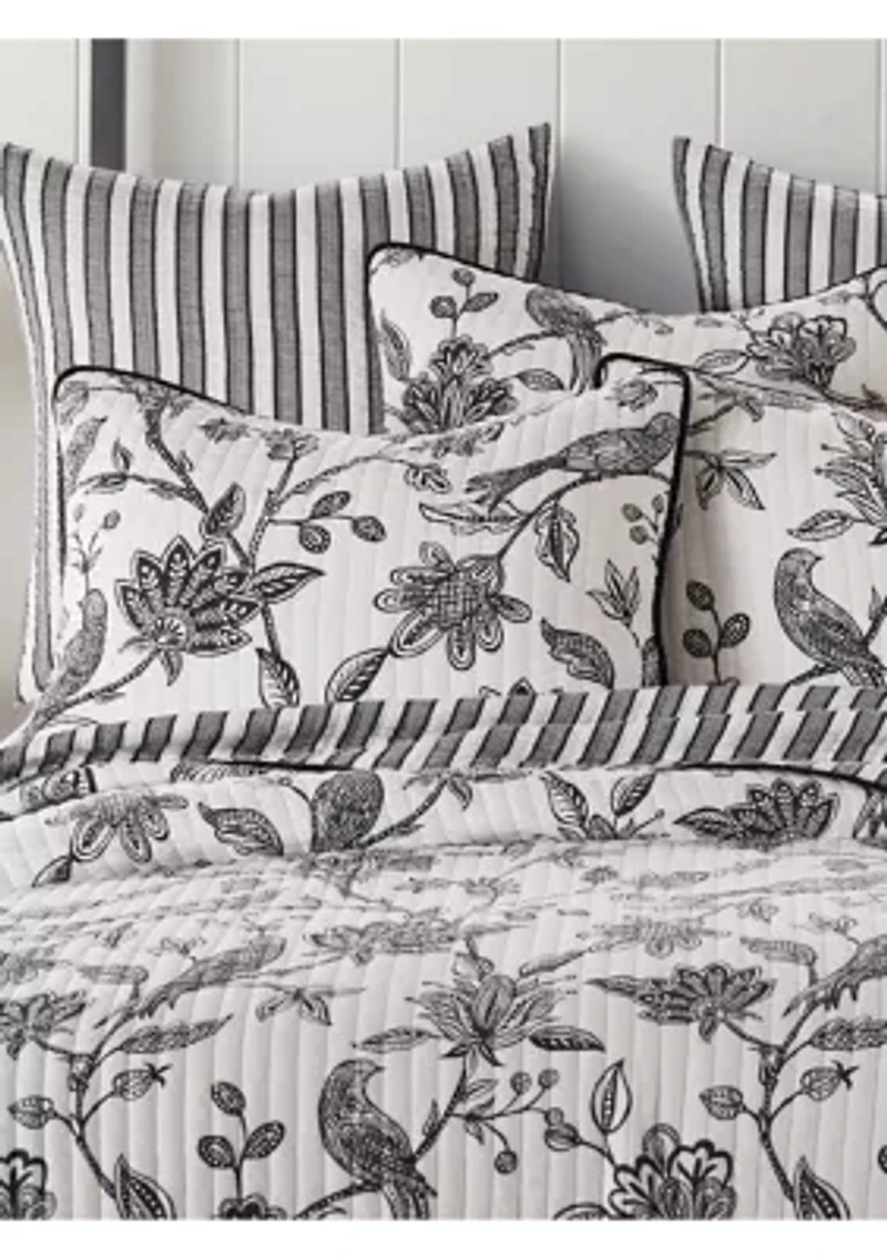 Tanzie Black Quilt Set